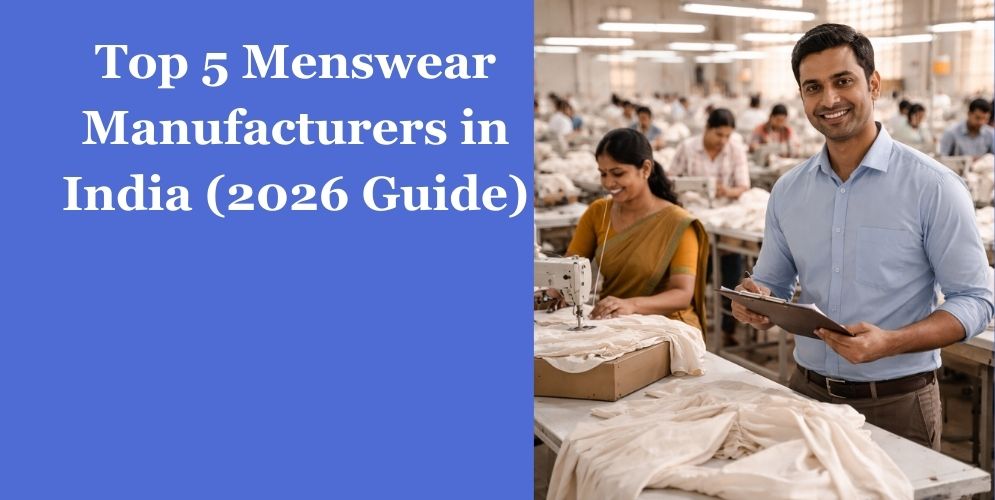 Top 5 Menswear Manufacturers in India