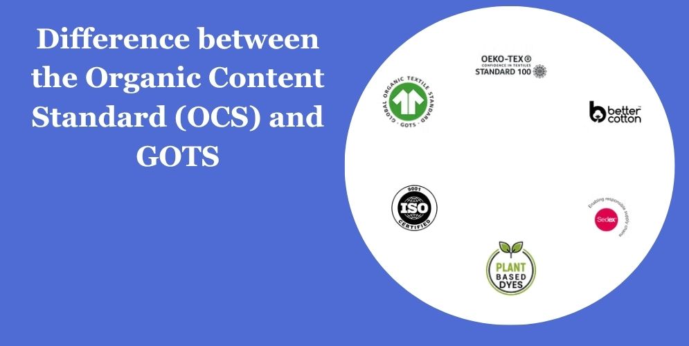 Difference between the Organic Content Standard (OCS) and GOTS
